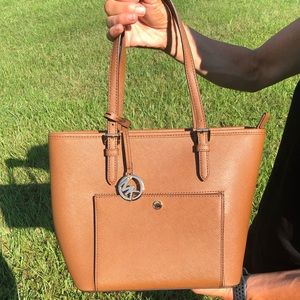Michael Kors leather tote.